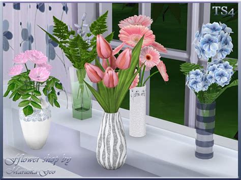 Sims 4 Ccs The Best Flowers By Maruska Geo The Sims Sims 4 Teen
