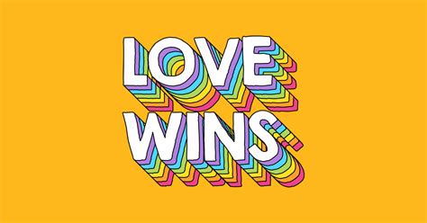 Love Wins Love Wins Sticker Teepublic