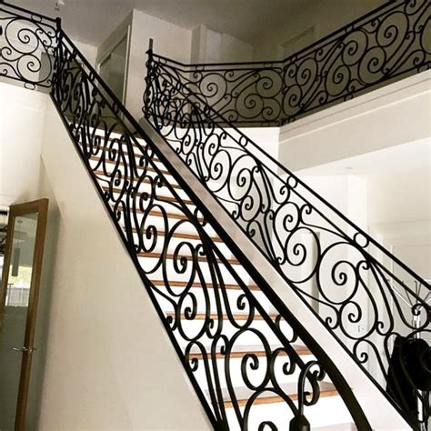 Classical Hand Made Wrought Iron Staircase Handrail Amazing Interior My XXX Hot Girl