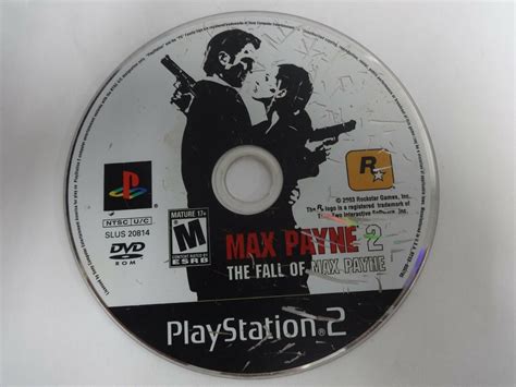 Max Payne 2 The Fall Of Max Payne Sony Playstation 2 Ps2 Game Disc Only Ebay