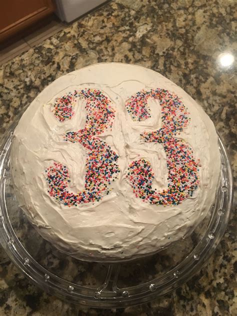 Michaels 33rd Birthday Cake 33rd Birthday Birthdays Birthday