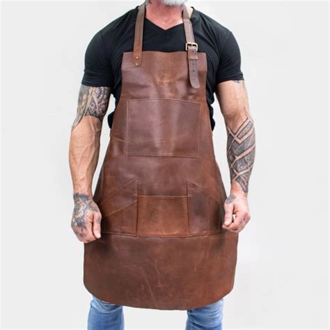 Leather Apron Woodworker S Super Deluxe Pockets With Brass Etsy Israel