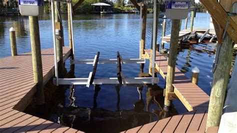 Boathouse Boat Lifts By Imm Quality Boat Lifts Youtube