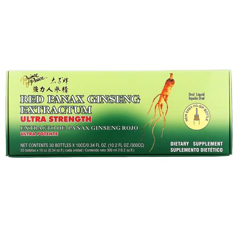 Prince Of Peace Red Panax Ginseng Extractum Ultra Strength 30