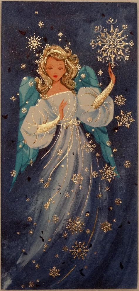 Collectible Vintage Christmas Cards For Sale Ebay Christmas Angels