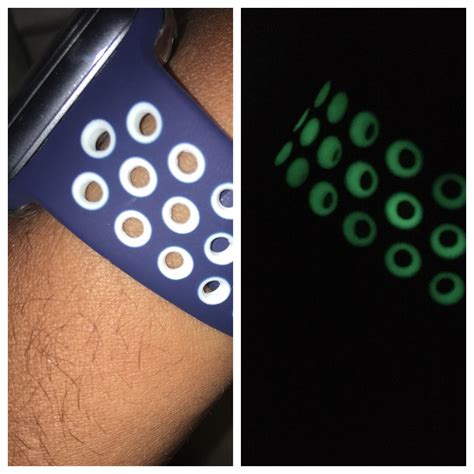 Just Found Out My New Watch Band Glows In The Dark Applewatch