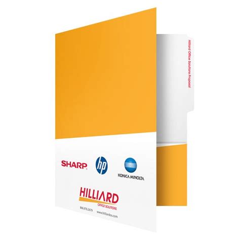 folder design proposal  folders  hilliard office