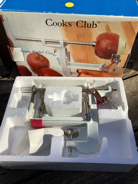 Vintage Cooks Club Apple Peeler Corer Slicer Etsy