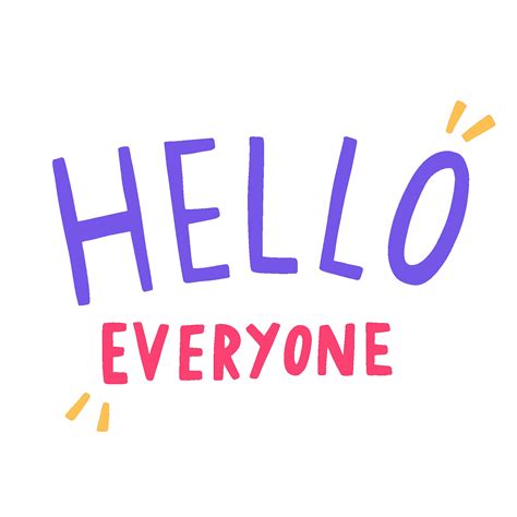 Everyone Hello Sticker By Imajanation For Ios And Android Giphy