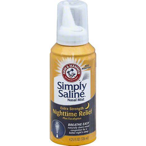 Simply Saline Plus Extra Strength Nighttime Formula Nasal Mist Caseys Foods