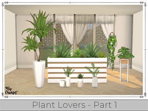 Plant Lover Set Part 1 By Chicklet From Tsr • Sims 4 Downloads