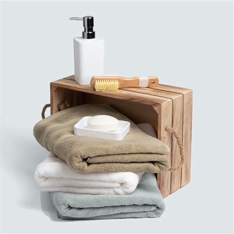 Oxwhite High Absorbent Premium Cotton Bath Towel Shopee Malaysia