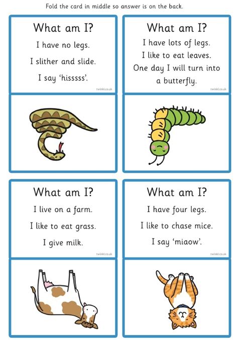 Загадки на английском языке про животных для детей - Задания для ...