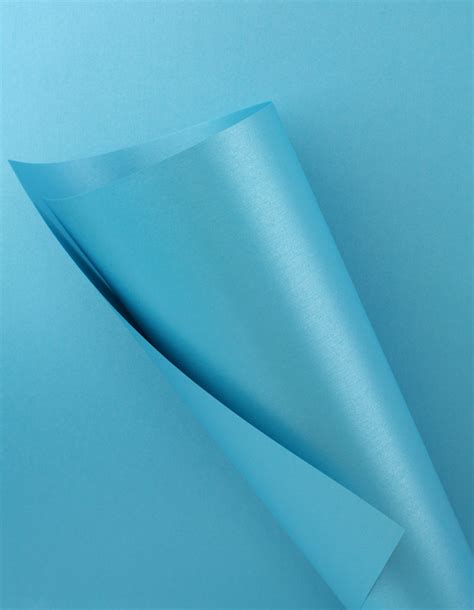 Pearlescent Paper Blue 120gsm Wl Coller Ltd