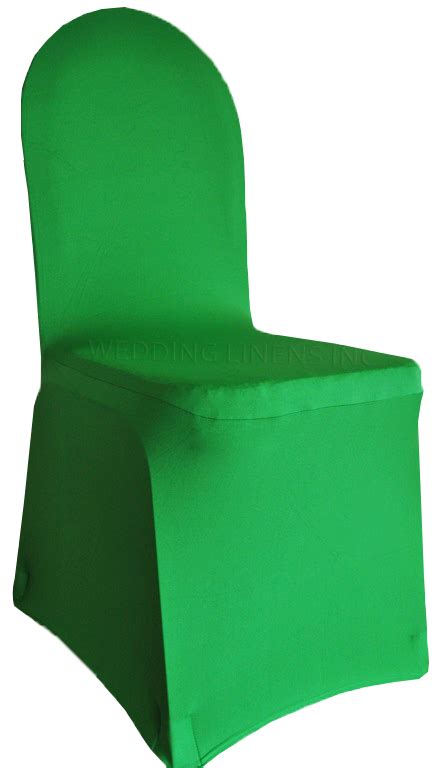 Our high quality stretch spandex chair covers are designed to fit standard banquet chairs with round top. Spandex Stretch Chair Covers, Lycra Chair Cover