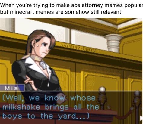 We Need More Ace Attorney Memes Rdankmemes
