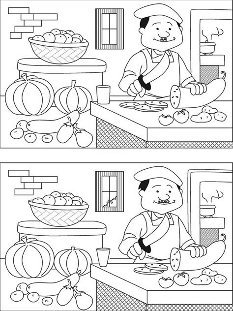 Spot The Difference Coloring Pages Download And Print