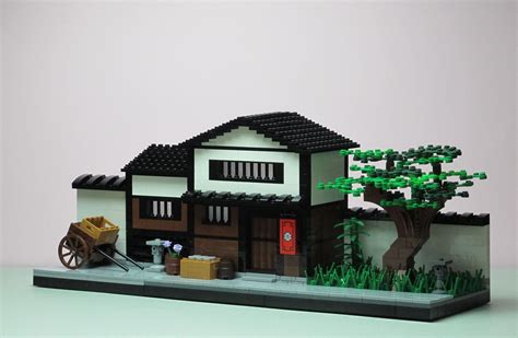 Hus Japan C4 Lego Architecture Lego Japanese Buildings