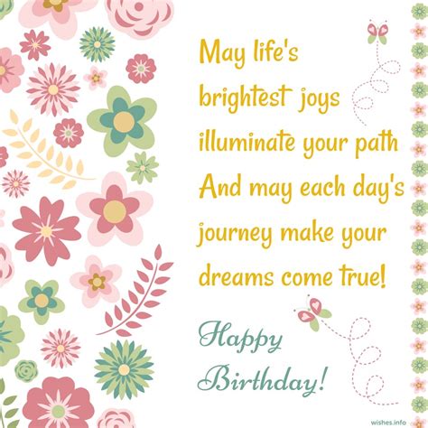 Wish May Lifes Brightest Joys Illuminate Your Path And May Each Day