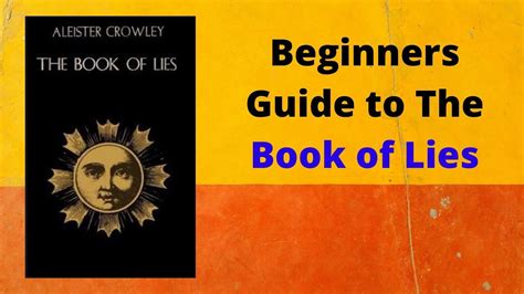 The Book Of Lies By Aleister Crowley For Beginners Youtube