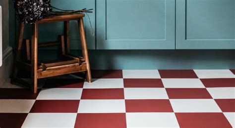 Checkered Vinyl Flooring Checkerboard Luxury Vinyl Floor Tiles