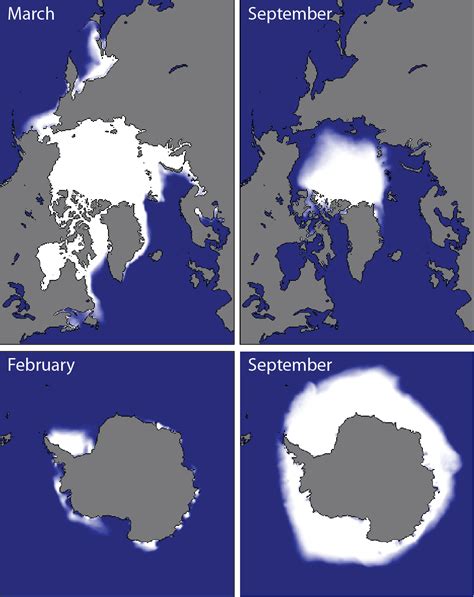 How Does Antarctic Sea Ice Differ From Arctic Sea Ice National Snow