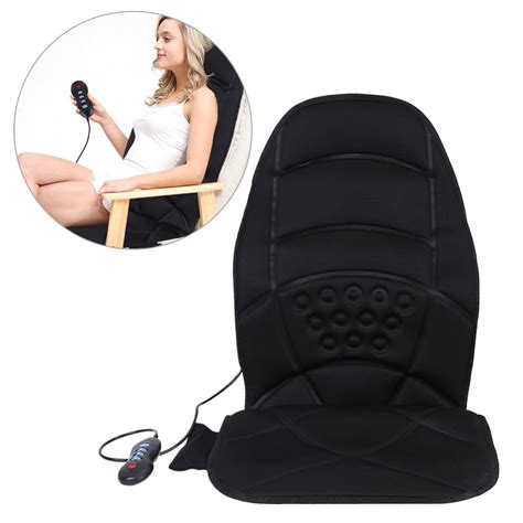 yosoo back massage cushion heated electric car back neck lumbar full back massage massager seat