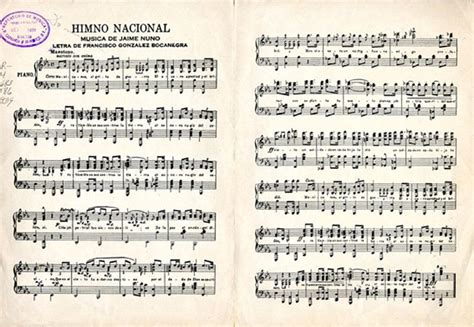 Himno nacional (national anthem) is the national anthem of the dominican republic. Partitura del Himno Nacional Mexicano | MOTIVOS MEXICANOS | Pinterest