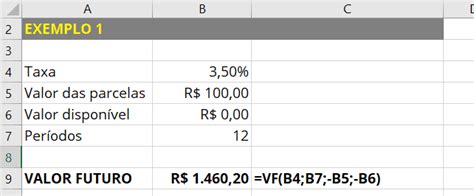 O Que E Como Calcular A Fun O Valor Futuro No Excel