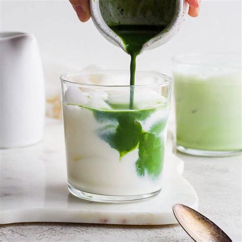 Iced Matcha Latte 4 Ingredients Fit Foodie Finds