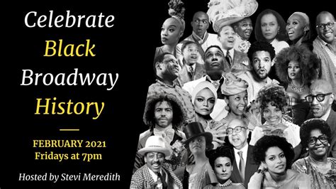 Black Broadway History Week 2 Youtube