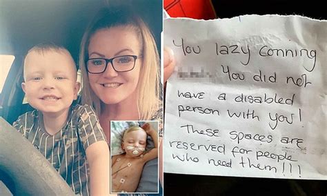 Mother Trolled For Using A Disabled Spot For Her Terminally Ill Son