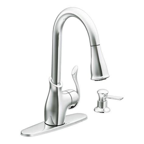 Moen Ca Boutique Kitchen Faucet With Pulldown Spray Chrome