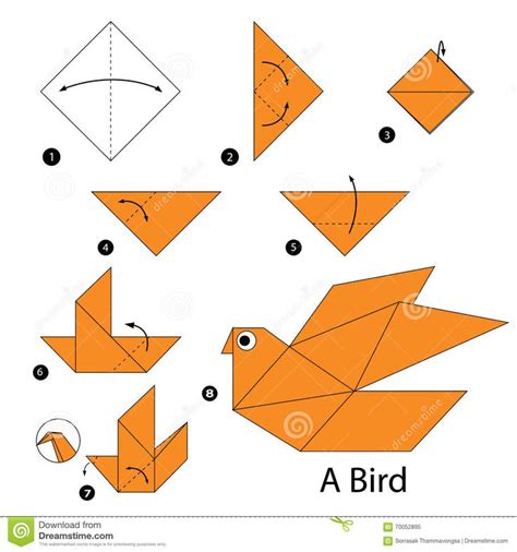 Easy Origami Flying Bird Origami Bird🐦 Simple Origami Paper Craft