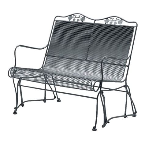 Briarwood High Back Wrought Iron Double Glider Wrought Iron Patio