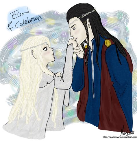 Lord And Lady Of Imladris Elrond X Celebrian By