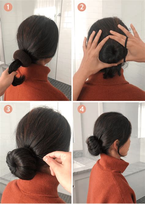 How To Make Hair Bun With Donut