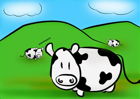 Contoh Gambar Kartun Sapi Lucu Terbaru | Gambar Kartun