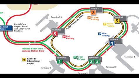 Jfk Airtrain Terminal Map