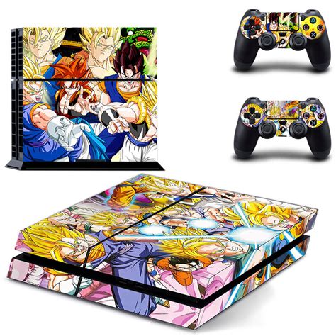 Dragon ball z ps4 games. Dragon Ball Z GOKU and all heroes Design Ps4 Skin Sticker For Sony PS4 PlayStation 4 and 2 ...
