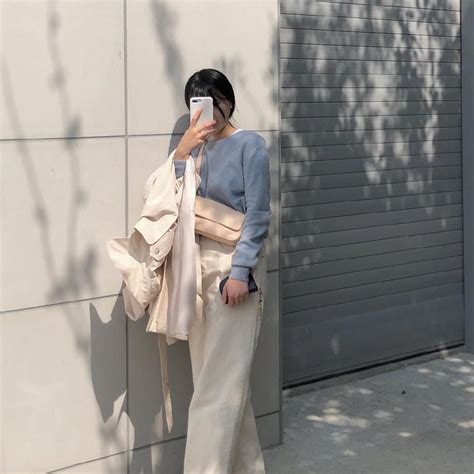 날씨 좋은날 연희동 온도데일리룩 Japanese Minimalist Fashion Clothes Korean Style