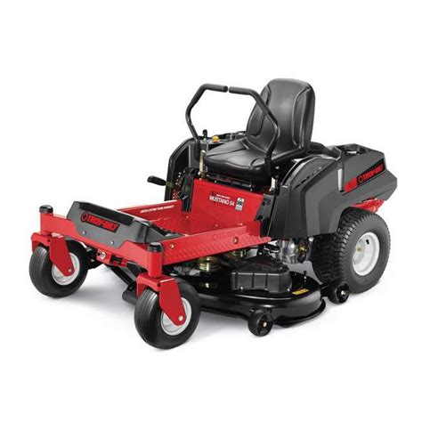 Mustang 54 Zero Turn Residential Riding Lawn Mower Red Tb 17cdcacw066