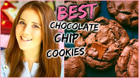 I have been making these for many, many years and everyone who these chocolate chip cookies will look a little doughy when you remove them from the oven, and thats good. Baking THE BEST Double Chocolate Chip Cookies | BeautyByKat08 - YouTube
