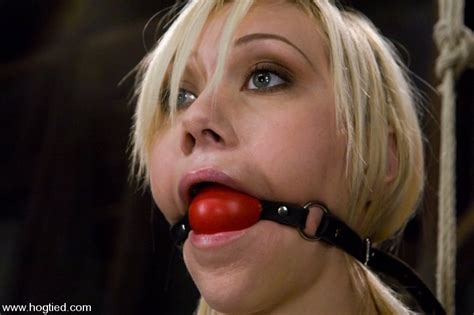 Blonde Haired Girl In Tight Rope Bondage And Fucked With Device Porn