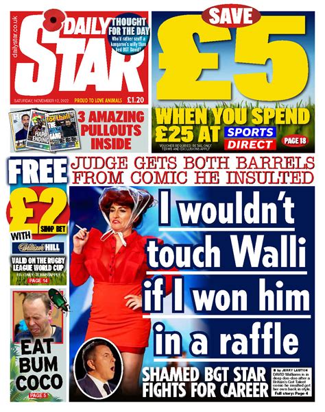 Daily Star Front Page 12th Of November 2022 Tomorrow S Papers Today