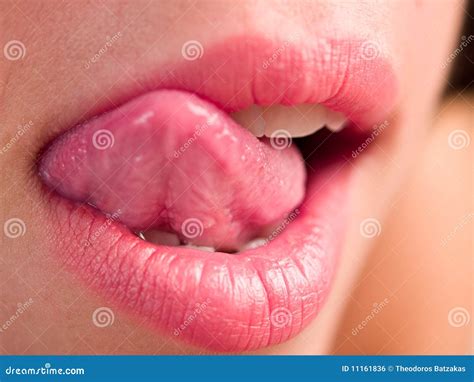 Woman Licking Lips Royalty Free Stock Image Image 11161836