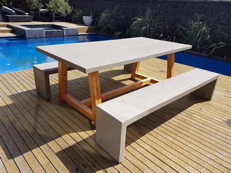 2mt X 1mt Grc Concrete Table 2 X Concrete Benches