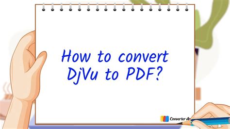 How To Convert A Djvu File To Pdf Online Youtube