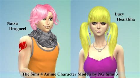 Ng Sims 3 Natsu And Lucy Sims 4 Downloads