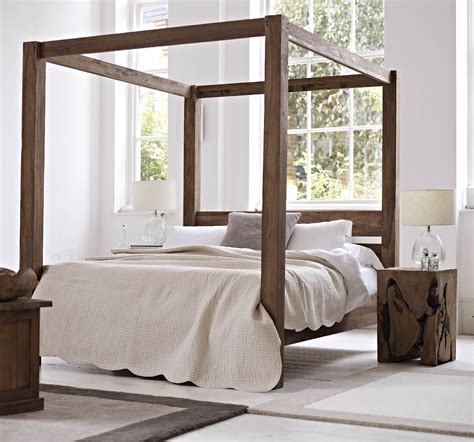 Milbrook Four Poster Bed | Canopy bed frame, Four poster bed, Four poster bed frame